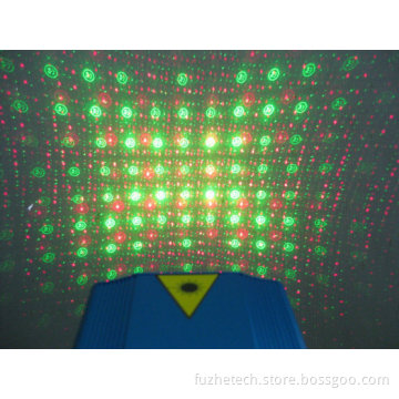 family holiday party laser lights